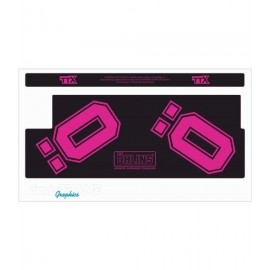 invisiFRAME Ohlins TTX Air Decal, Gloss, Magenta-BicicletaDomino- Accesorios