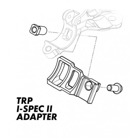 TRP INTEGRATED SHIFTER ADAPTERS - RIGHT- I-SPEC II TO MATCHMAKER-BicicletaDomino- Componentes