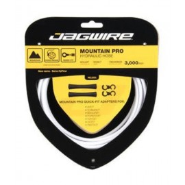 Jagwire Mountain Pro Disc Brake Hydraulic Hose 3000mm, White-BicicletaDomino- Componentes