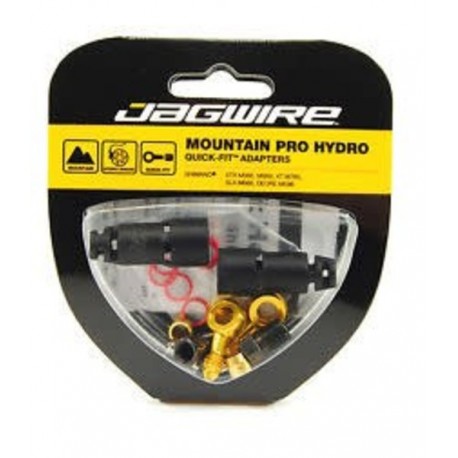 Jagwire Mountain Pro Disc Brake Hydraulic Hose Quick-Fit Adaptor for Shimano XTR M985, M988, XT M785-BicicletaDomino- Componente