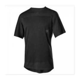 JERSEY FOX RAWTEC SS NEGRO M